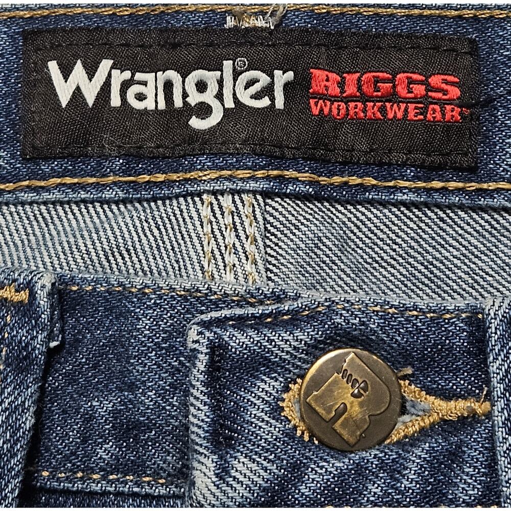Wrangler Riggs Double Knee Jeans Men’s 30x30 Carpenter Pants Workwear - Picture 4 of 7